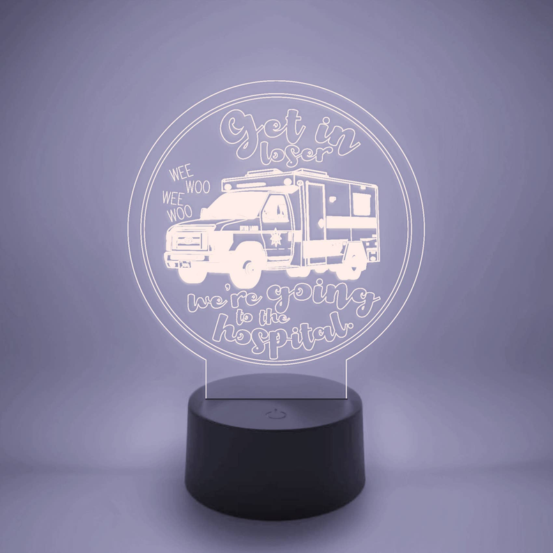 Ambulance LED Desk Lamp | Funny EMS Gift for EMT The 308 Collective