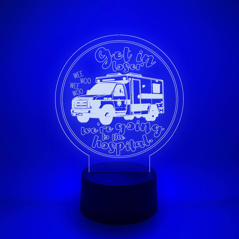 Ambulance LED Desk Lamp | Funny EMS Gift for EMT The 308 Collective