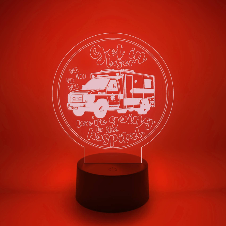 Ambulance LED Desk Lamp | Funny EMS Gift for EMT The 308 Collective