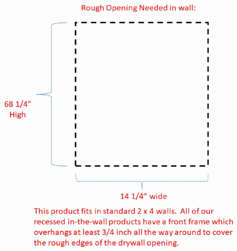 Calpyso Recessed Medicine Cabinet WG Wood Products, LLC