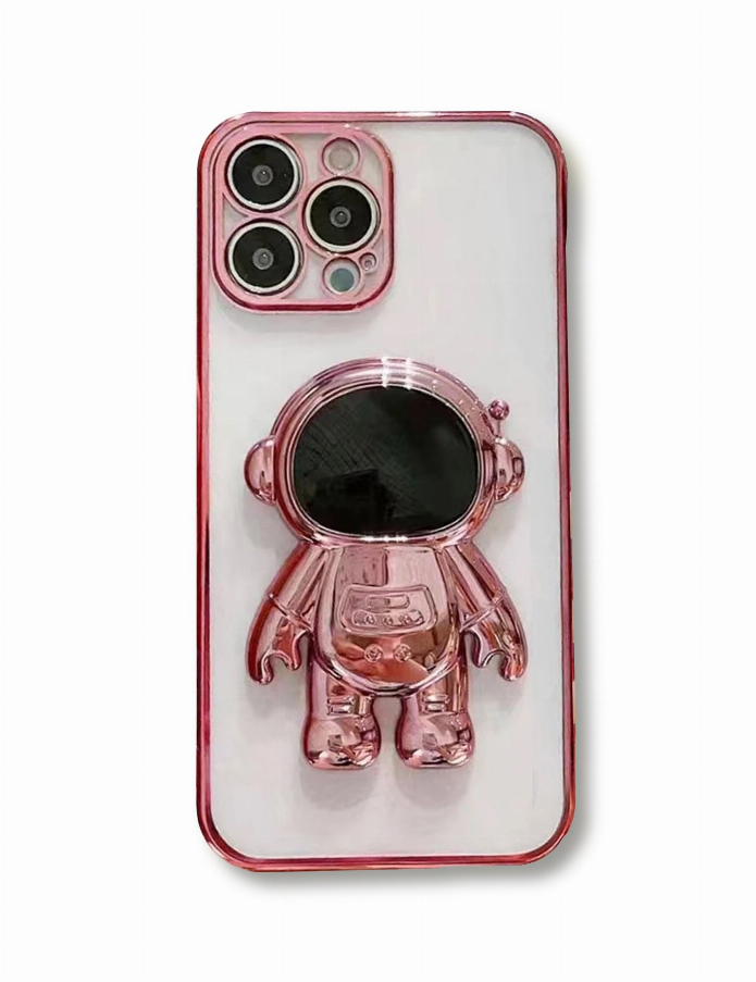 Clear Astronaut Grip iPhone Case Monique Store