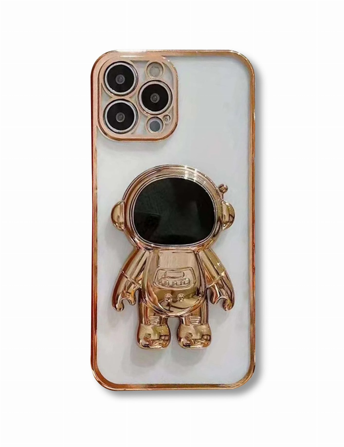 Clear Astronaut Grip iPhone Case Monique Store