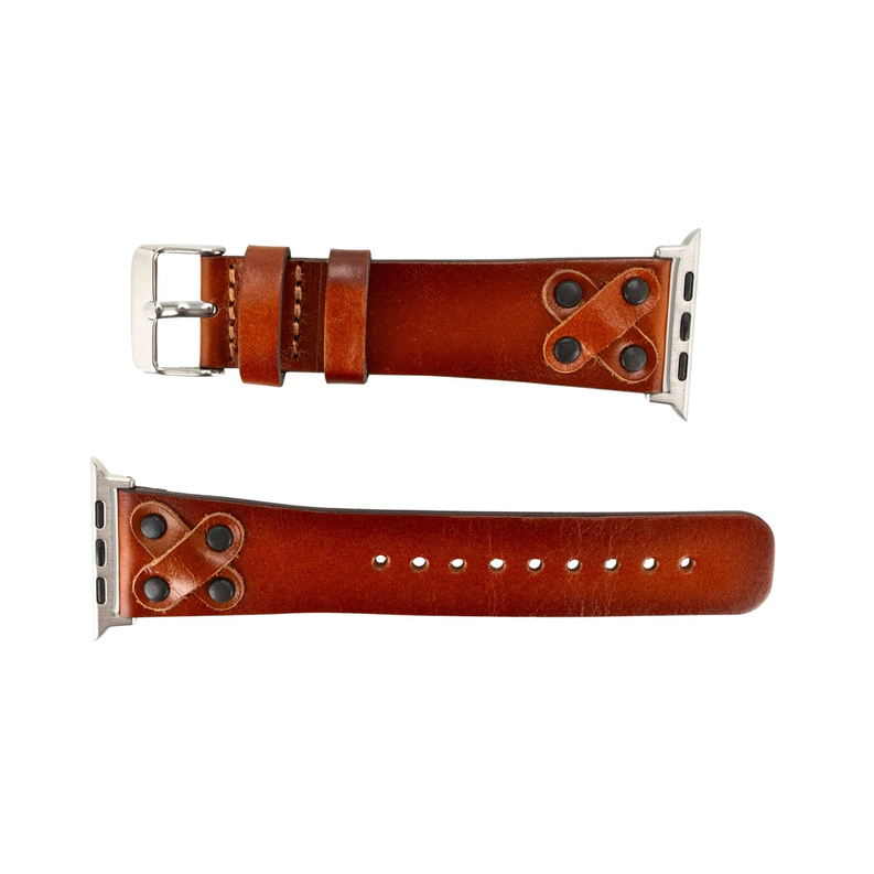 Hulett Leather Bands for Apple Watch Ultra,8,7 and SE Toronata