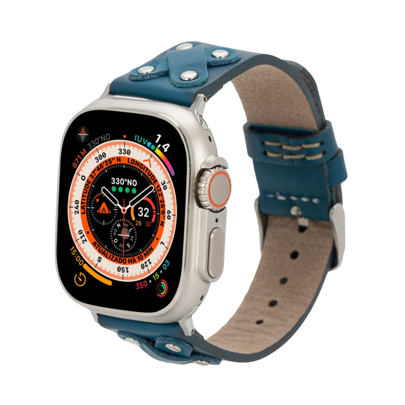 Hulett Leather Bands for Apple Watch Ultra,8,7 and SE Toronata