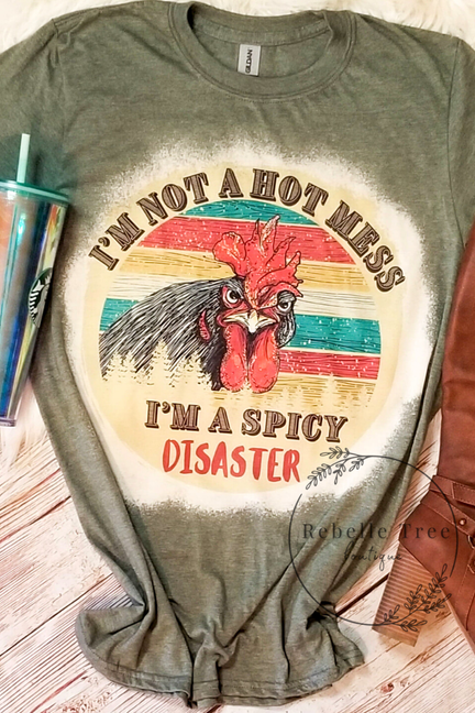 "I'M NOT A HOT MESS" T-shirt - GreatEagleInc