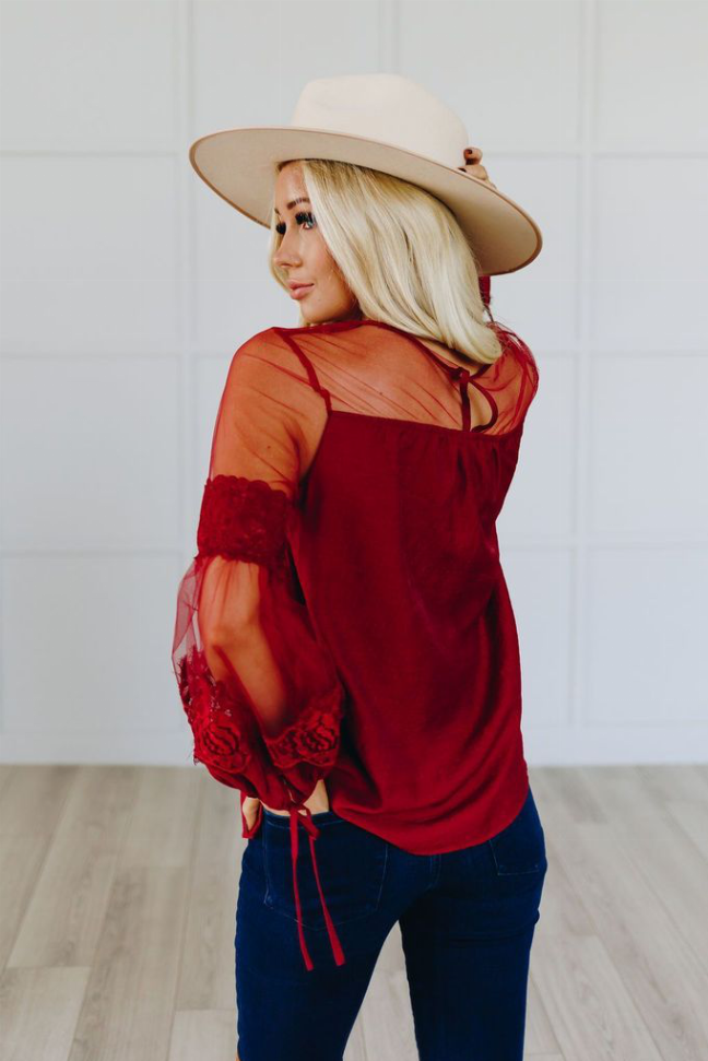 Crazy Love Boho Top Stay Warm in Style