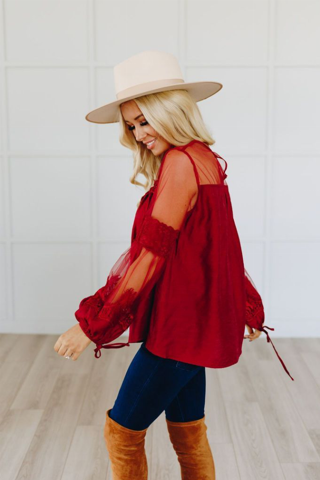 Crazy Love Boho Top Stay Warm in Style