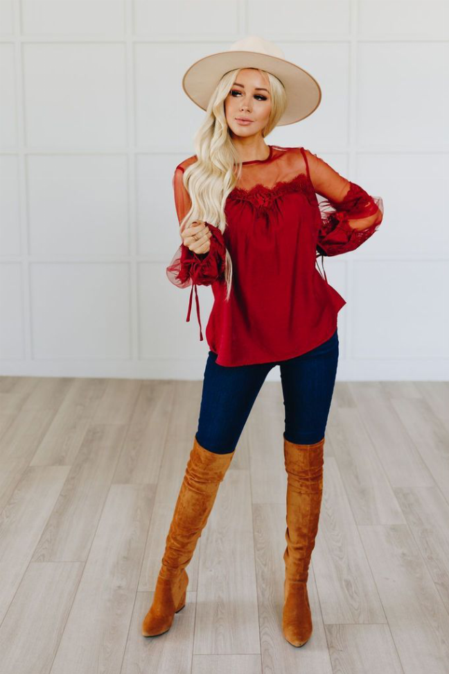 Crazy Love Boho Top Stay Warm in Style
