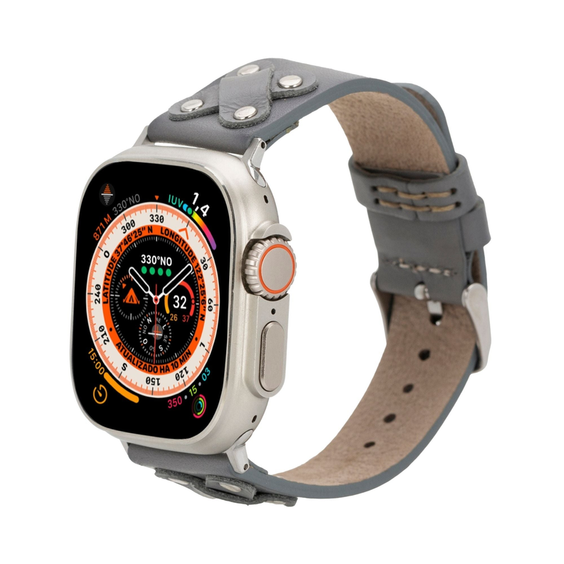 Hulett Leather Bands for Apple Watch Ultra,8,7 and SE Toronata
