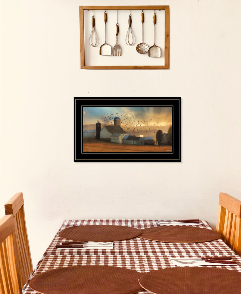 Light of a New Day 3 Black Framed Print Wall Art - GreatEagleInc