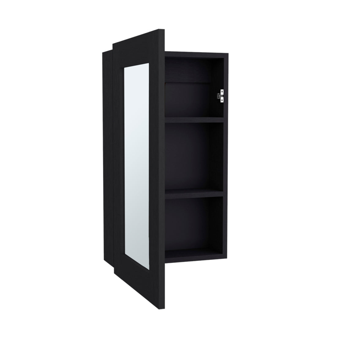 15" Black Wood Floating Bathroom Vanity - GreatEagleInc