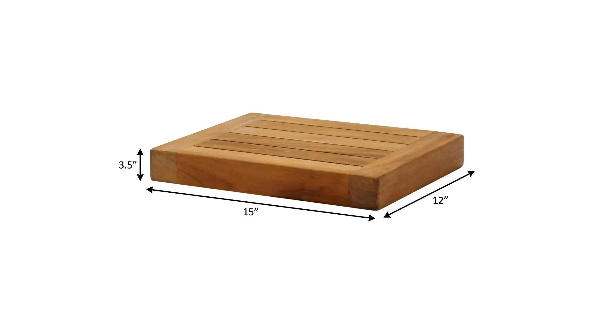 15" Brown Wood Wall Mounted Bathroom Shelves Homeroots Organization