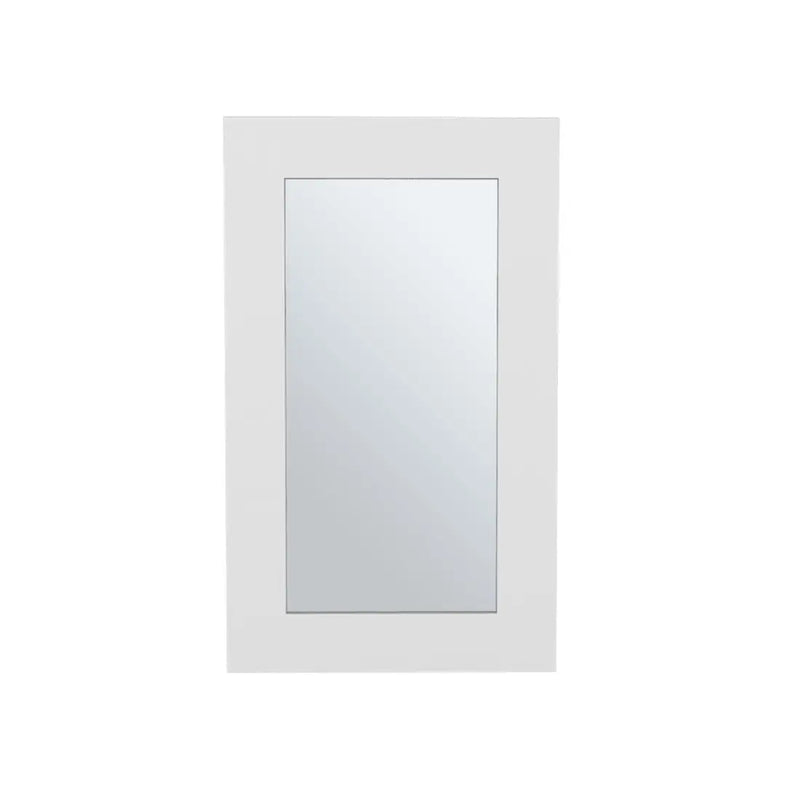 15" White Wood Floating Bathroom Vanity And Medicine Cabinet With Mirror Homeroots Bed & Bath