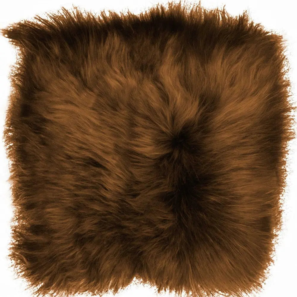 15" X 15" Brown Synthetic Solid Color Pad Homeroots Kitchen & Dining