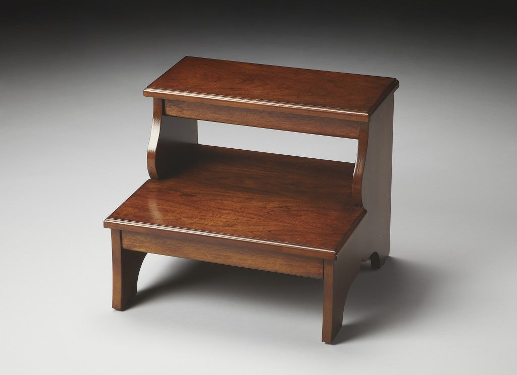 15"Chestnut Burl Step Stool - GreatEagleInc