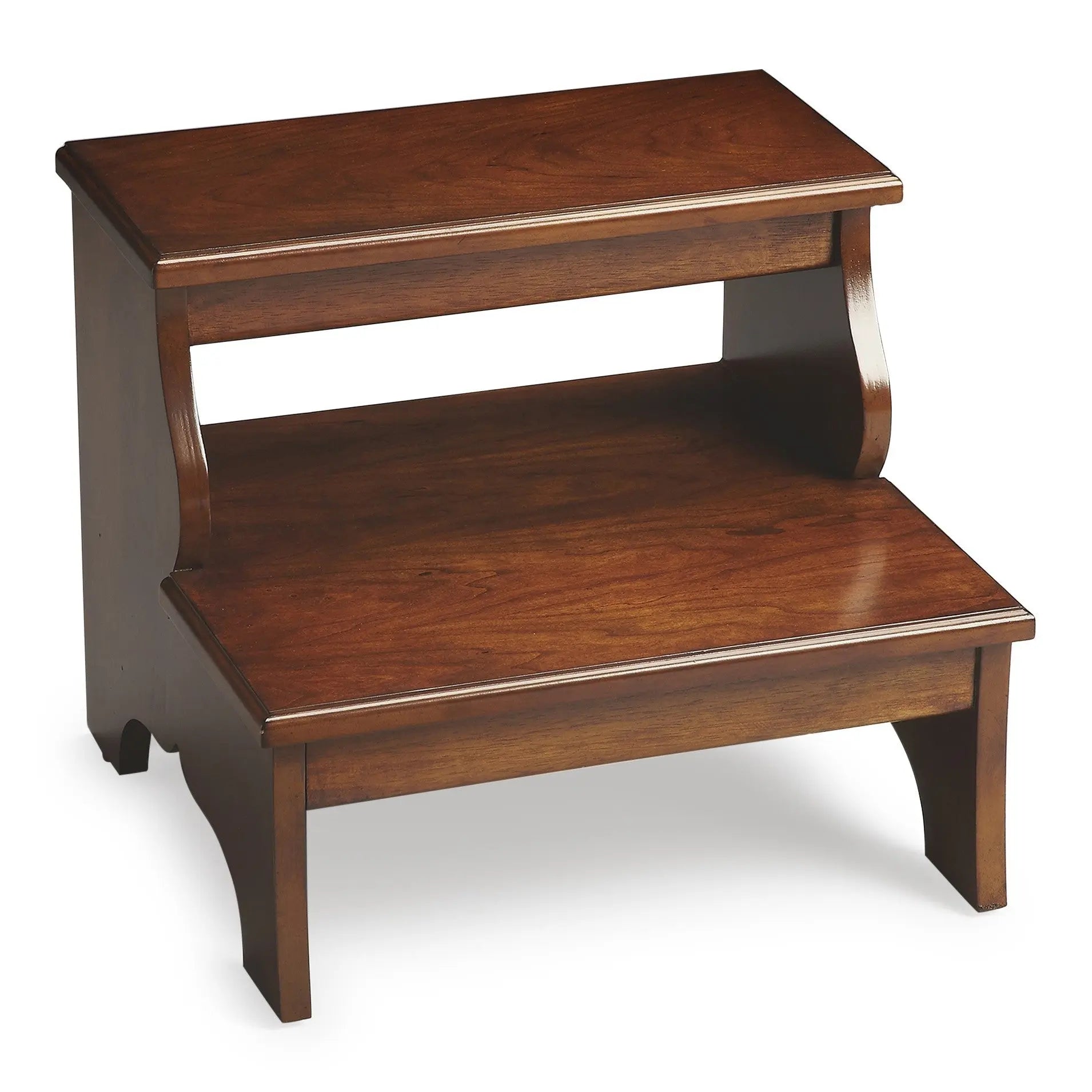 15"Chestnut Burl Step Stool - GreatEagleInc
