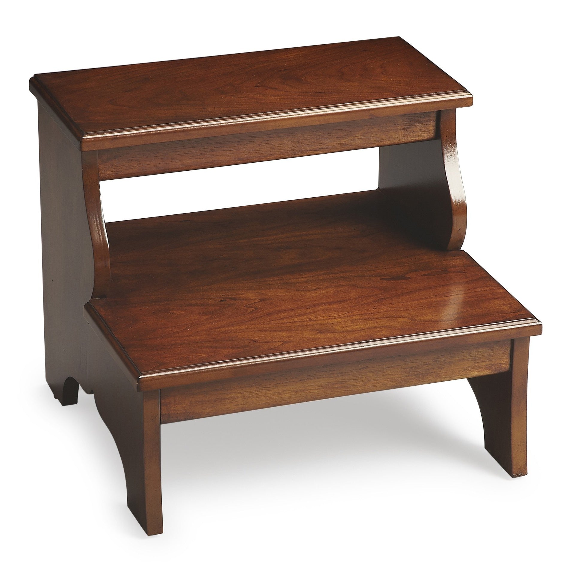 15"Chestnut Burl Step Stool - GreatEagleInc