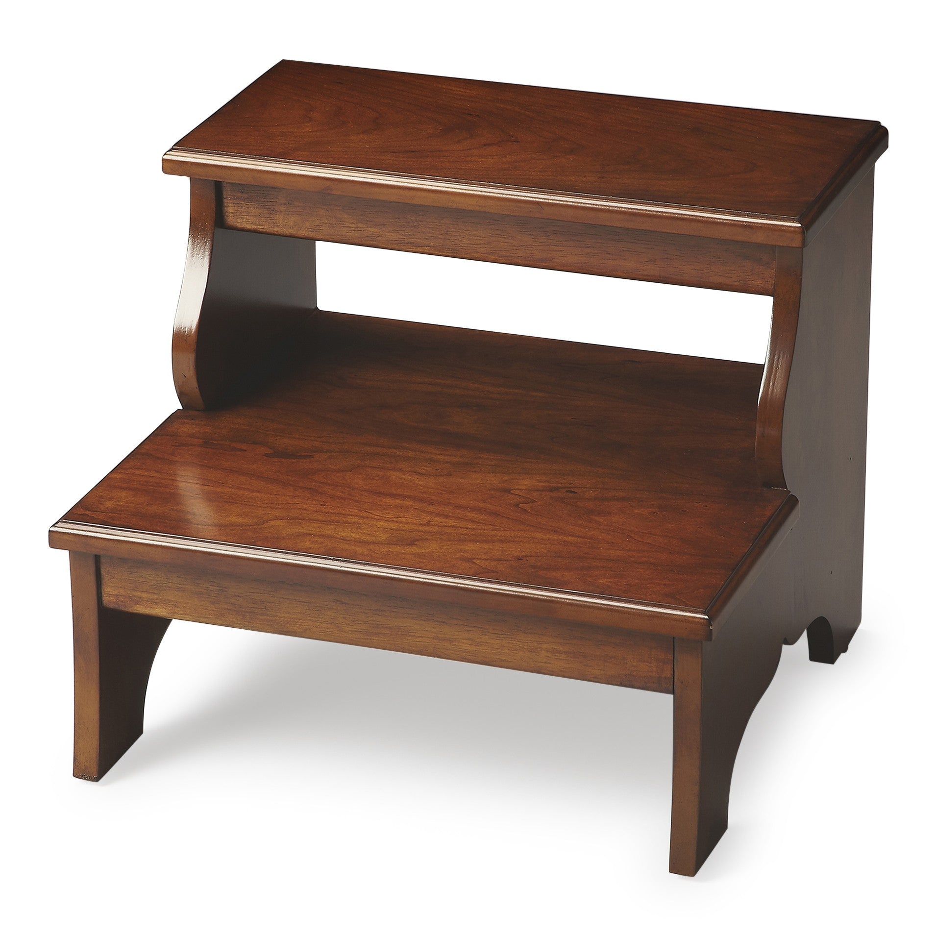 15"Chestnut Burl Step Stool - GreatEagleInc