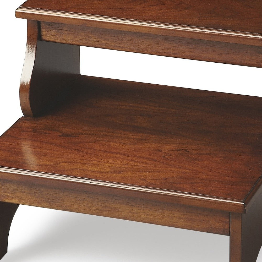 15"Chestnut Burl Step Stool - GreatEagleInc
