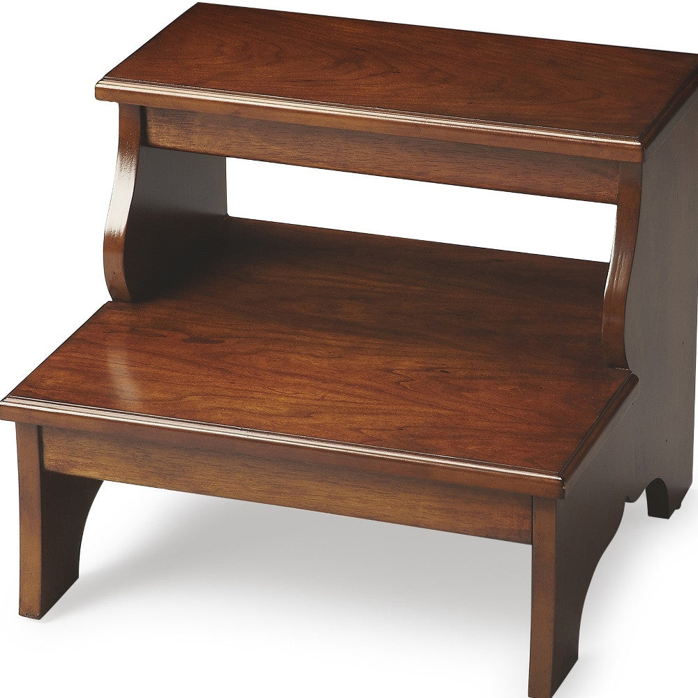 15"Chestnut Burl Step Stool - GreatEagleInc