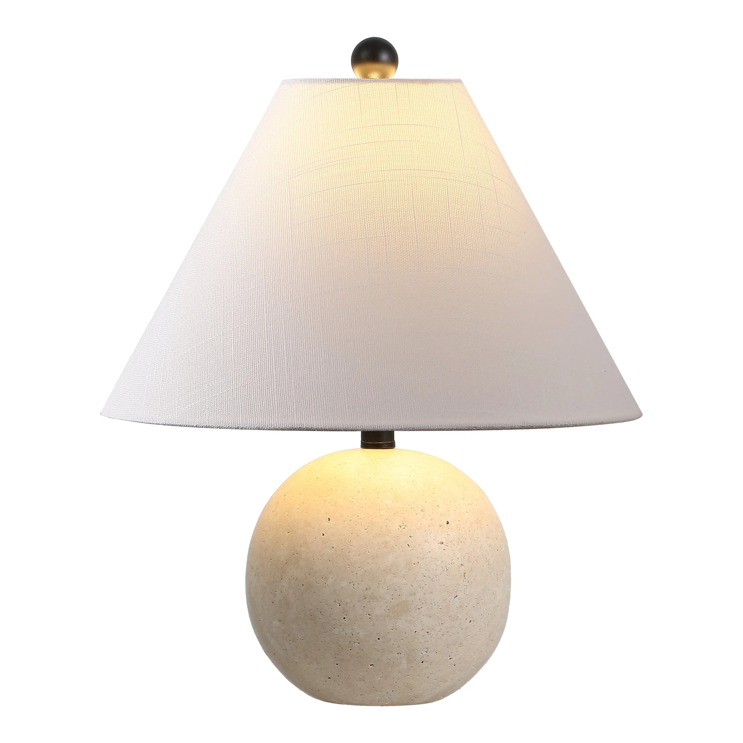 16" Beige Novelty Table Lamp With Empire Shade Homeroots Lighting