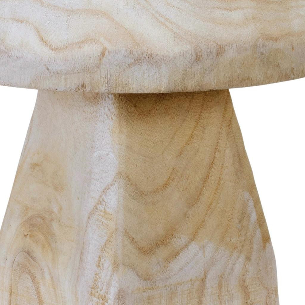 16" Beige Solid and Manufactured Wood Floral Bouquet Garden Accents Accessories Homeroots Outdoor
