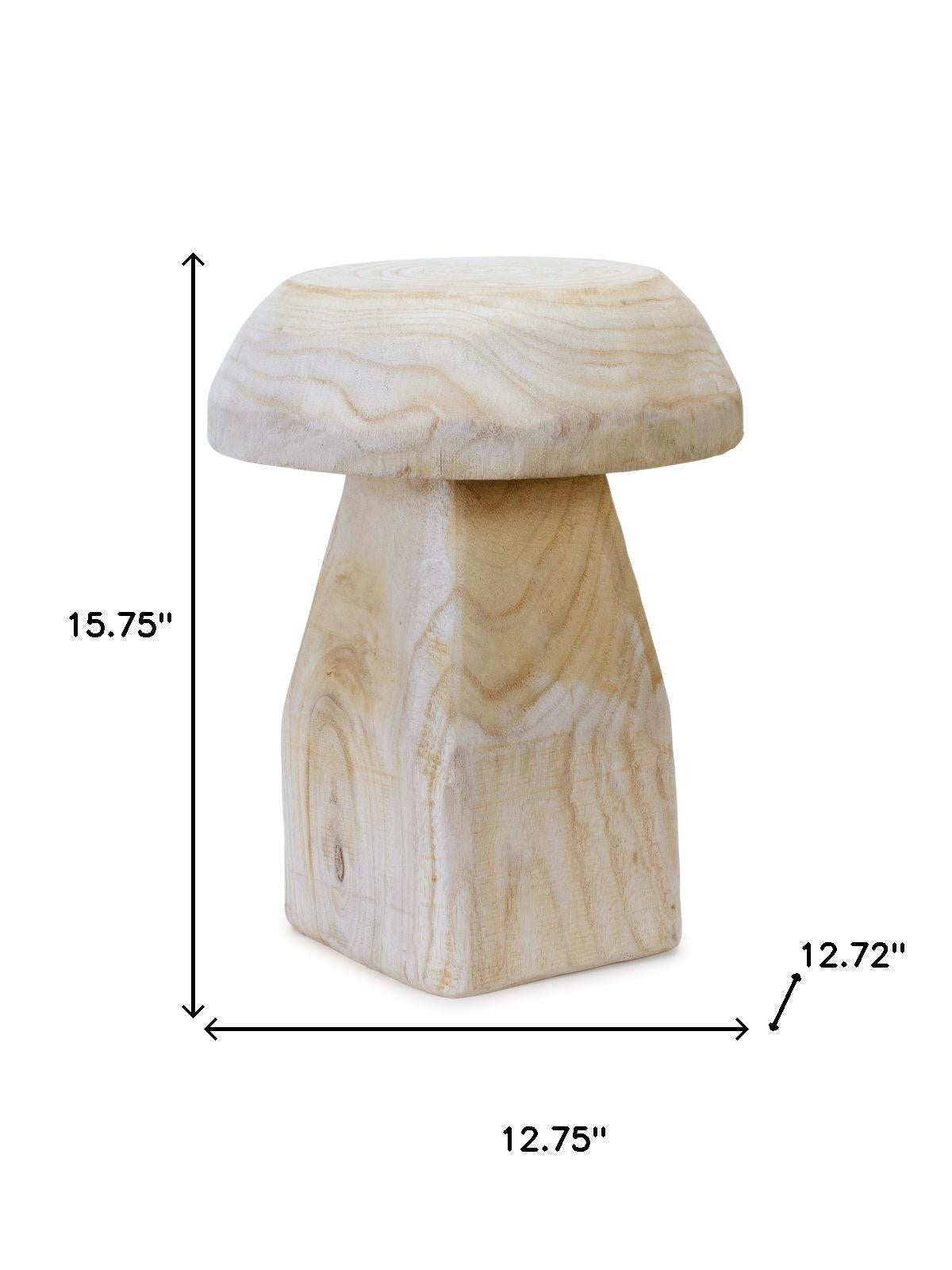 16" Beige Solid and Manufactured Wood Floral Bouquet Garden Accents Accessories Homeroots Outdoor