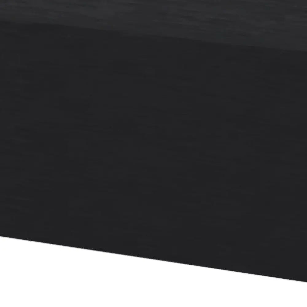 16" Black Wood One Drawer Floating Nightstand Homeroots Bed & Bath