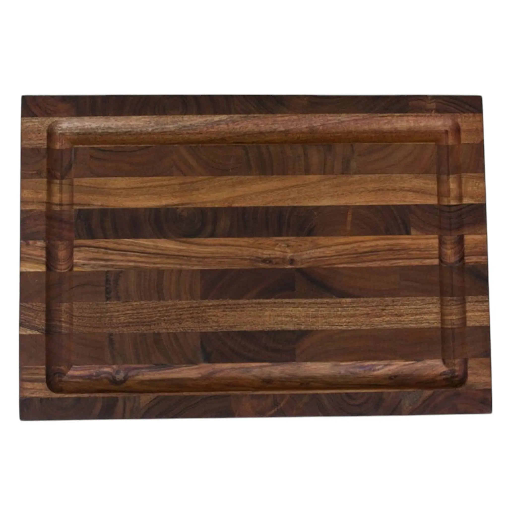 16" Brown Solid Wood Cutting Board With Juice Groove Homeroots Kitchen & Dining