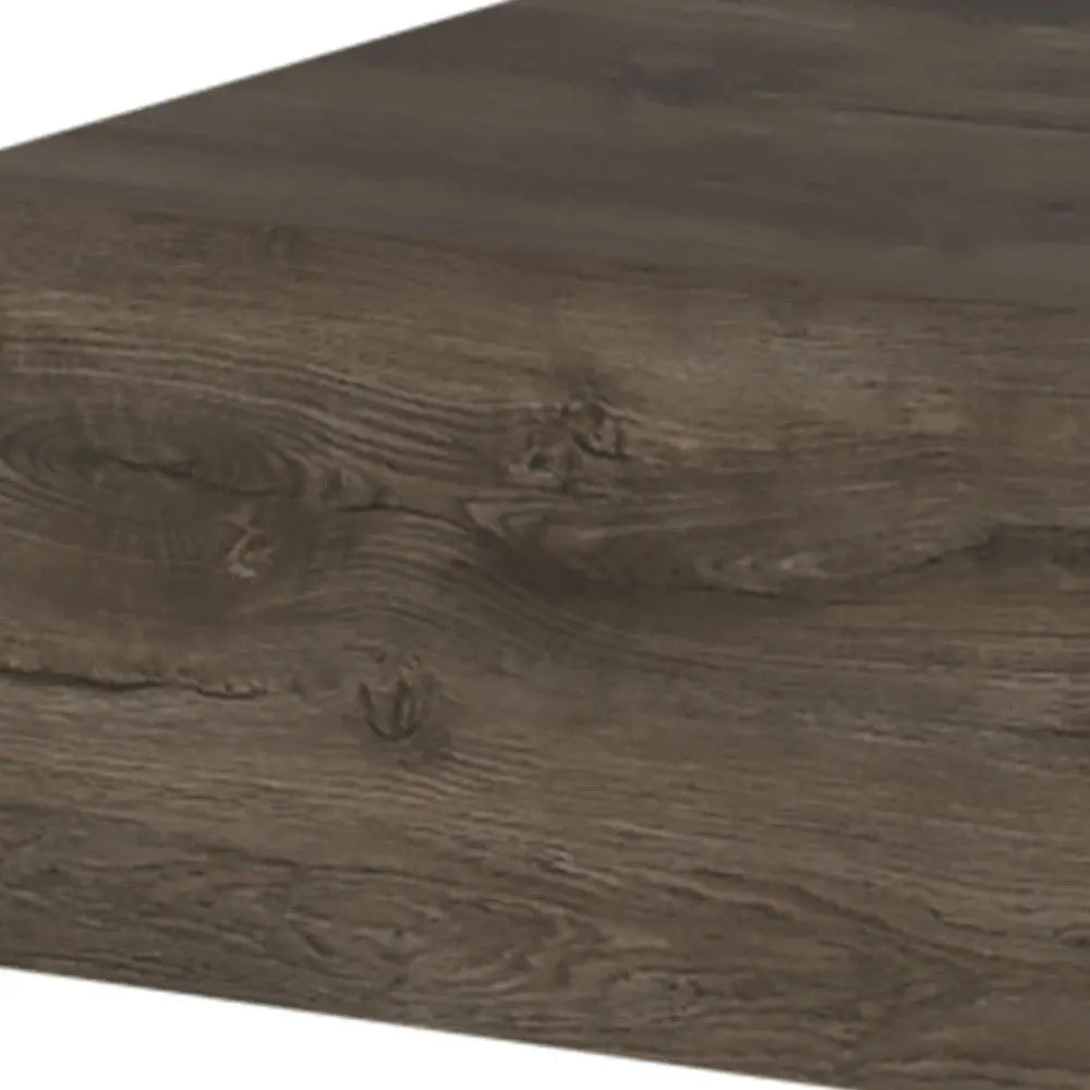 5" Brown Wood One Drawer Floating Nightstand - GreatEagleInc