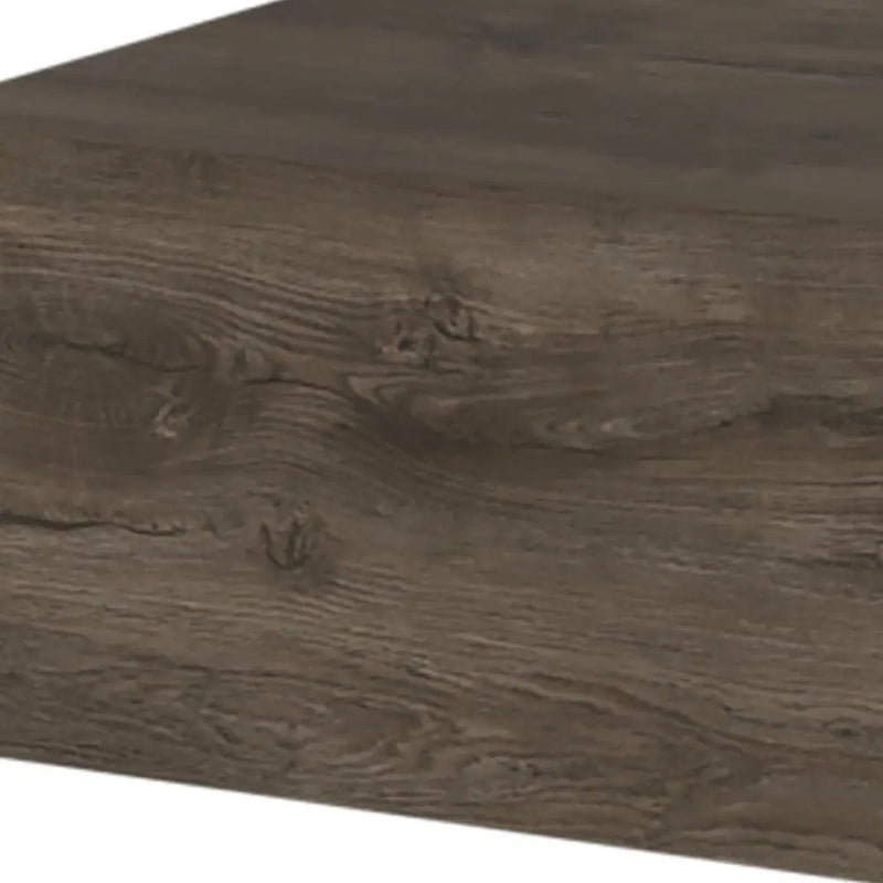 5" Brown Wood One Drawer Floating Nightstand - GreatEagleInc