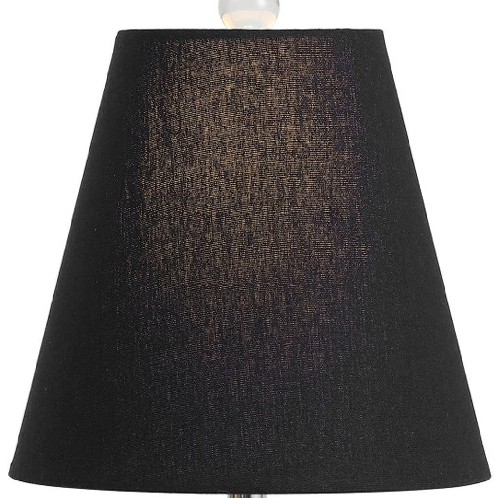 16" Clear Novelty Table Lamp With Empire Shade Homeroots Lighting
