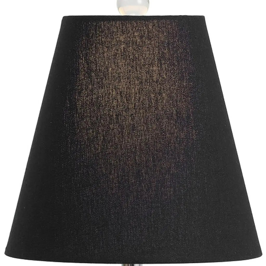 16" Clear Novelty Table Lamp With Empire Shade Homeroots Lighting