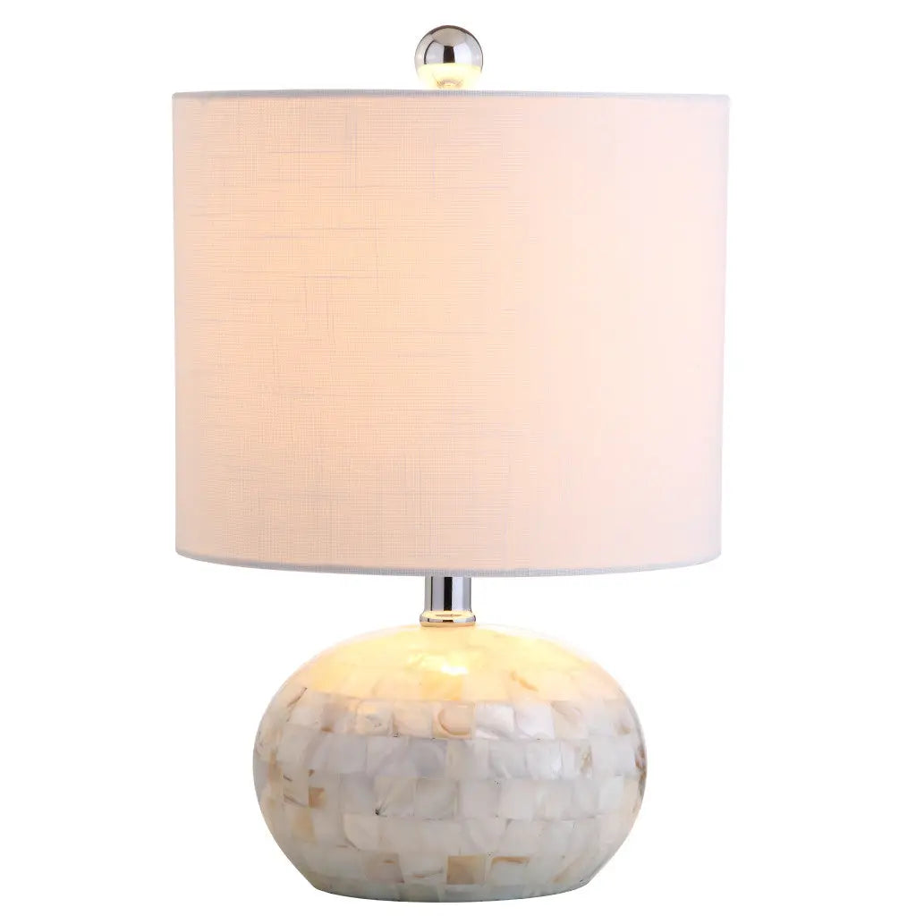 16" Clear Novelty Table Lamp With Globe Shade Homeroots Lighting