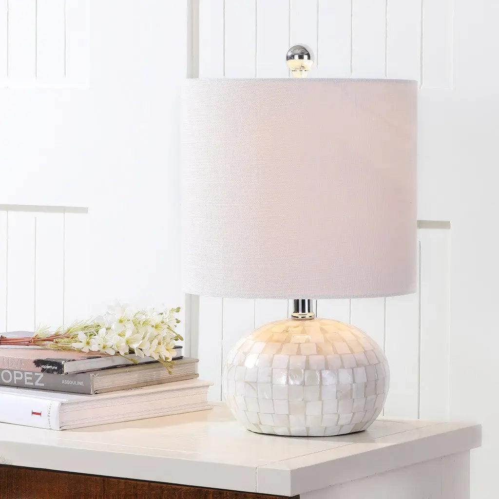 16" Clear Novelty Table Lamp With Globe Shade Homeroots Lighting