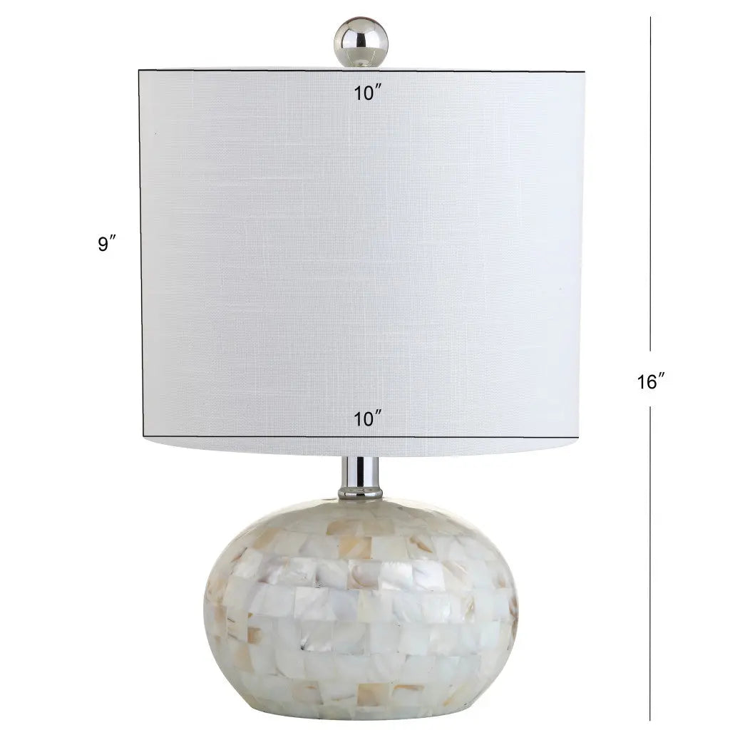 16" Clear Novelty Table Lamp With Globe Shade Homeroots Lighting