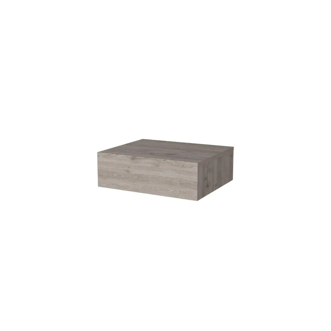 5" Gray Wood One Drawer Floating Nightstand - GreatEagleInc