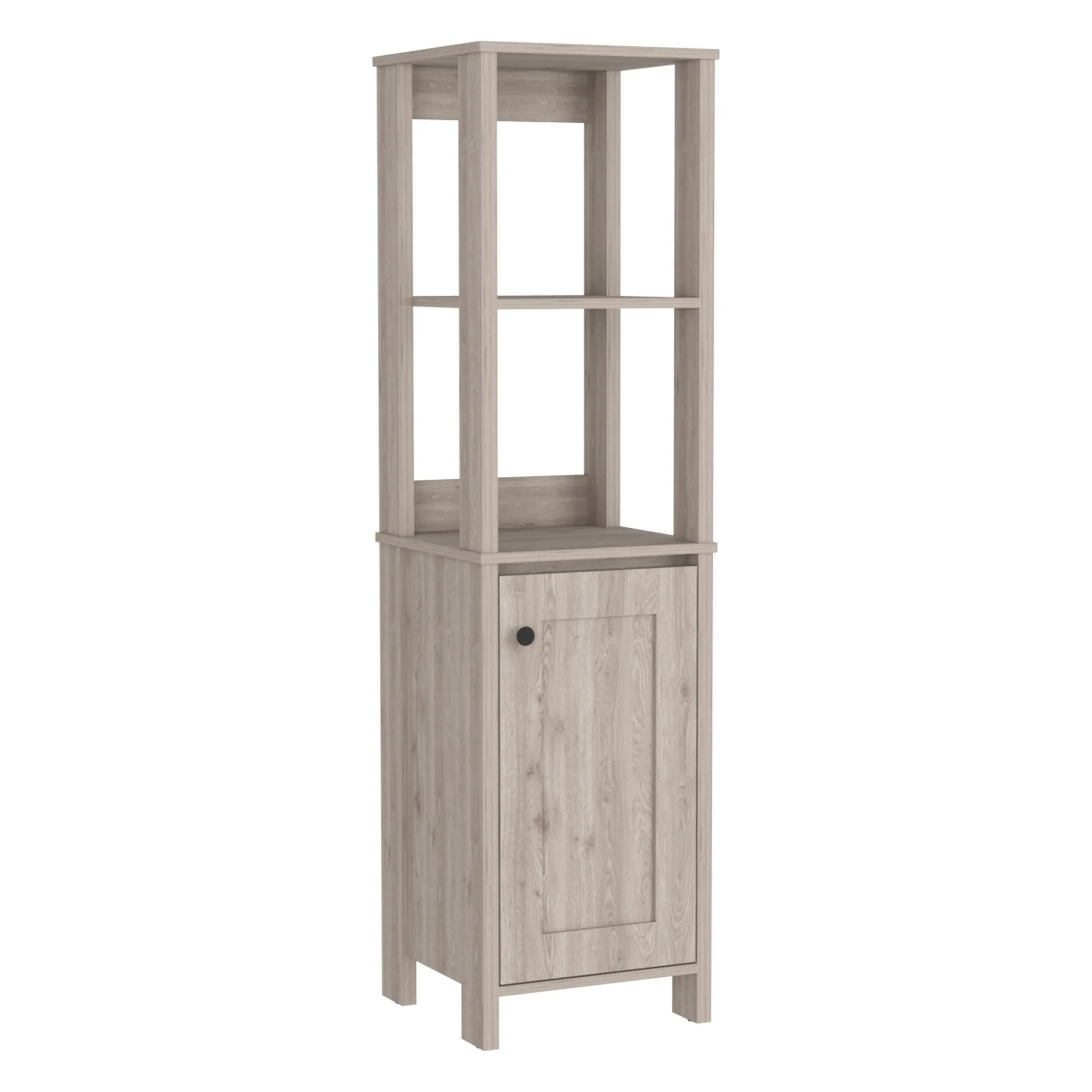 16" Light Gray Wood Freestanding Single Door Bathroom Vanity Homeroots Bed & Bath