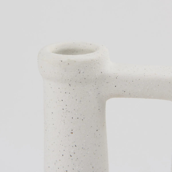 16" White Ceramic Table Vase Homeroots Home Decor