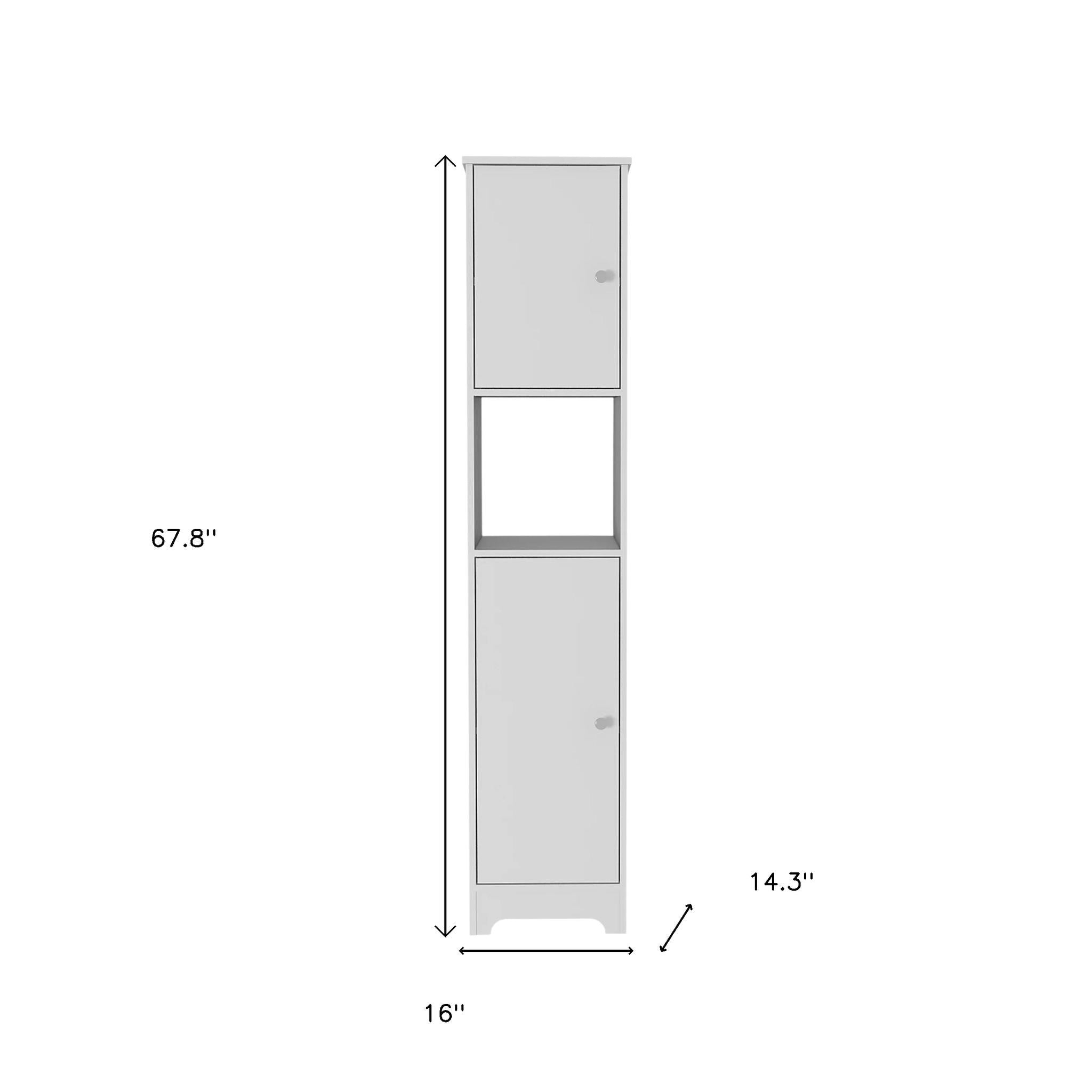 16" White Wood Freestanding Bathroom Vanity With Sink - GreatEagleInc