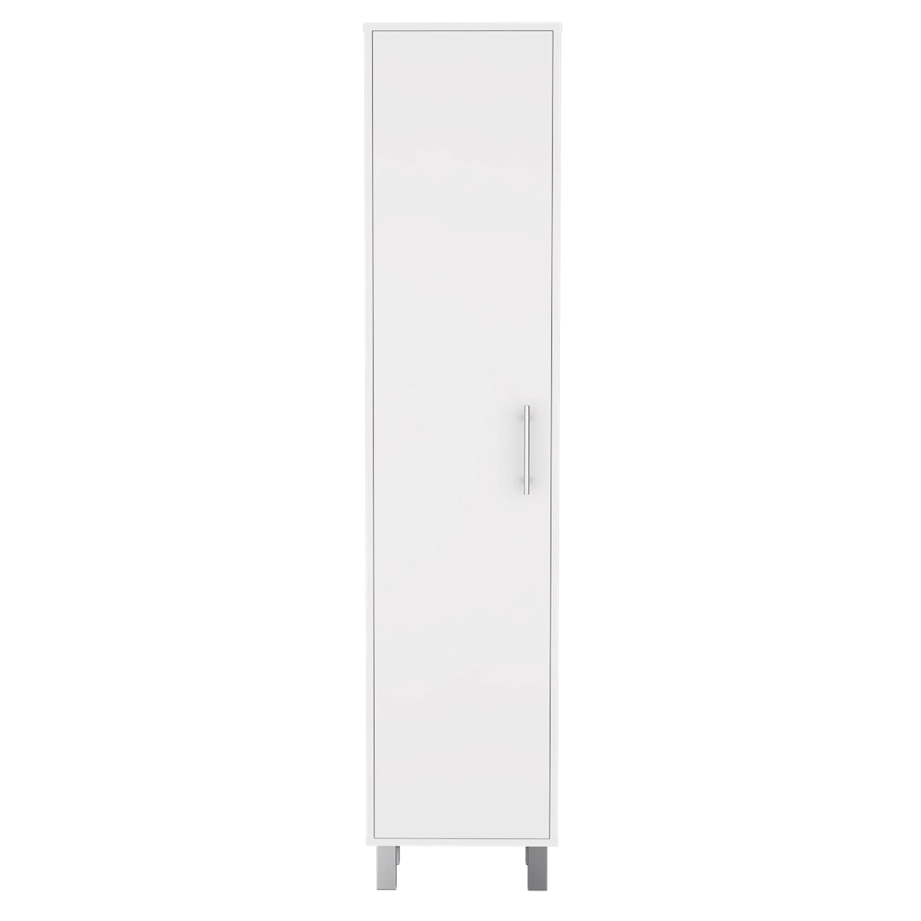 16" White Wood Freestanding Single Door Bathroom Vanity Homeroots Bed & Bath