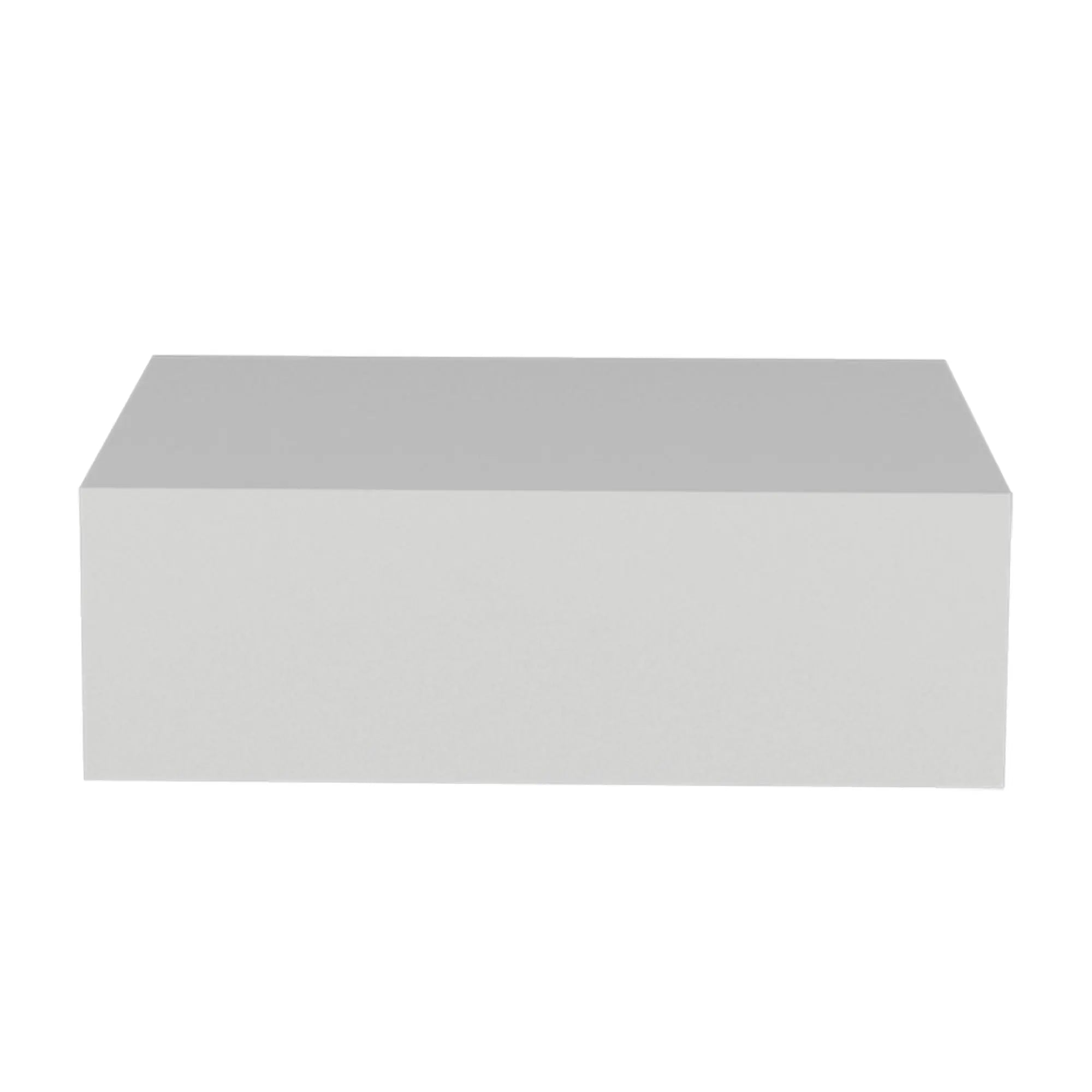 16" White Wood Nightstand Homeroots Bed & Bath