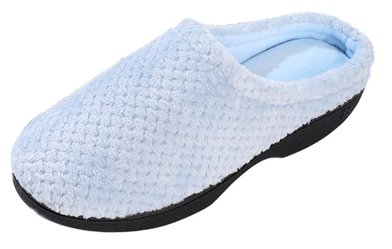 Women's Closed Toe Memory Foam Cotton House Slipper Roxoni