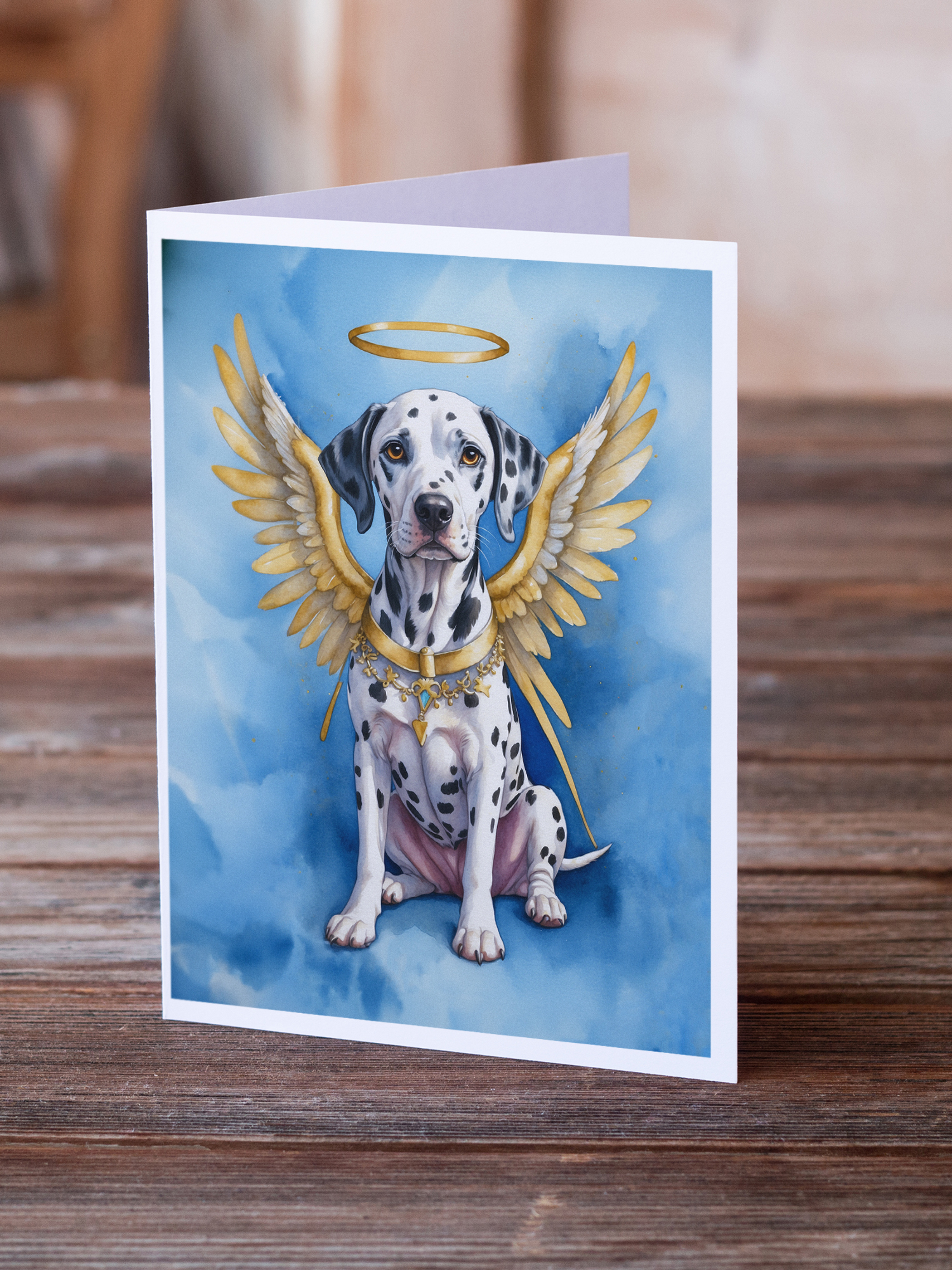 Dalmatian My Angel Greeting Cards Pack of 8 Caroline's Treasures