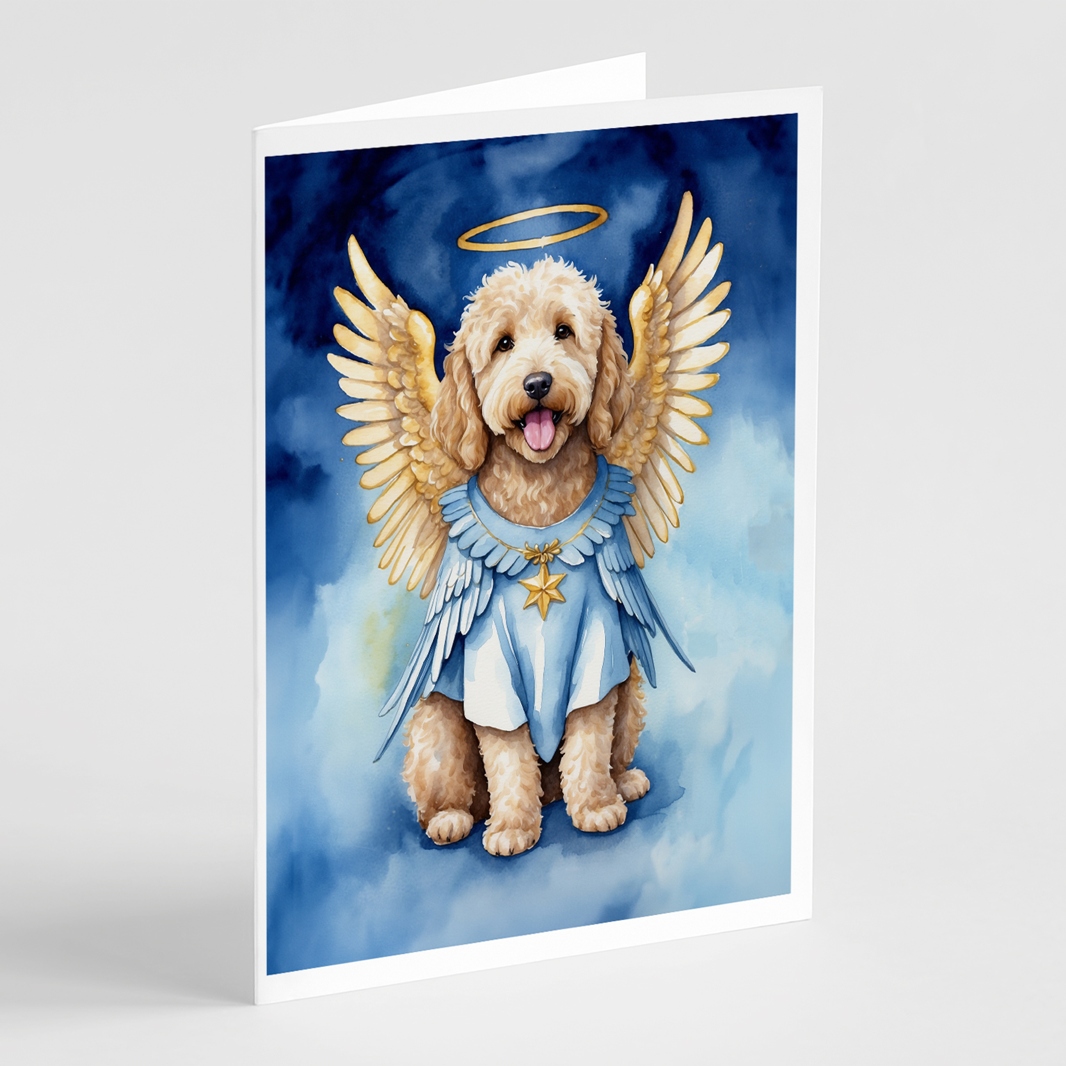 Goldendoodle My Angel Greeting Cards Pack of 8 Caroline's Treasures