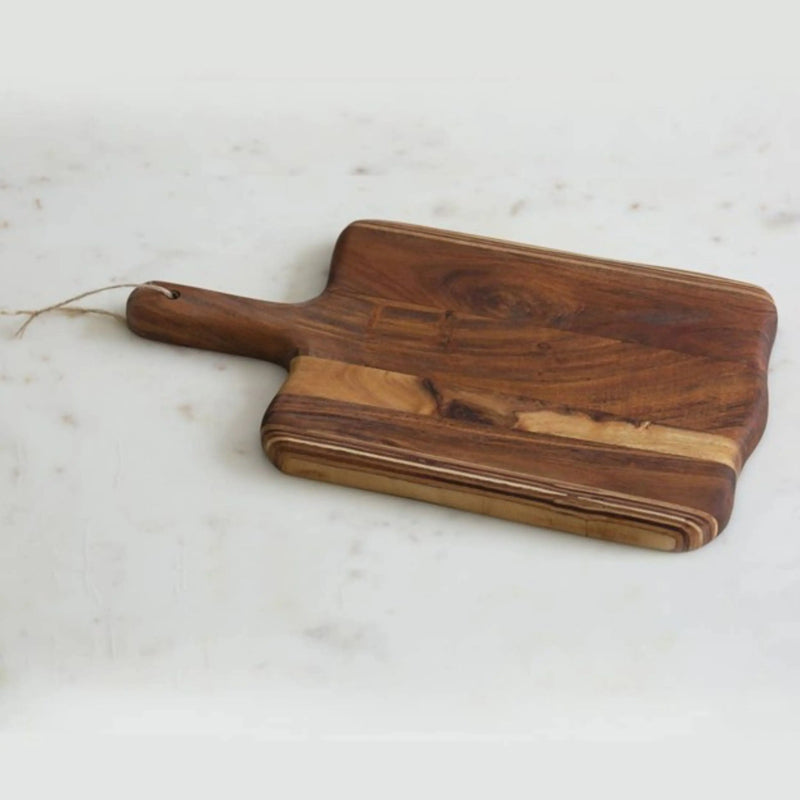 17" Brown Solid Wood Cutting Board Homeroots Kitchen & Dining