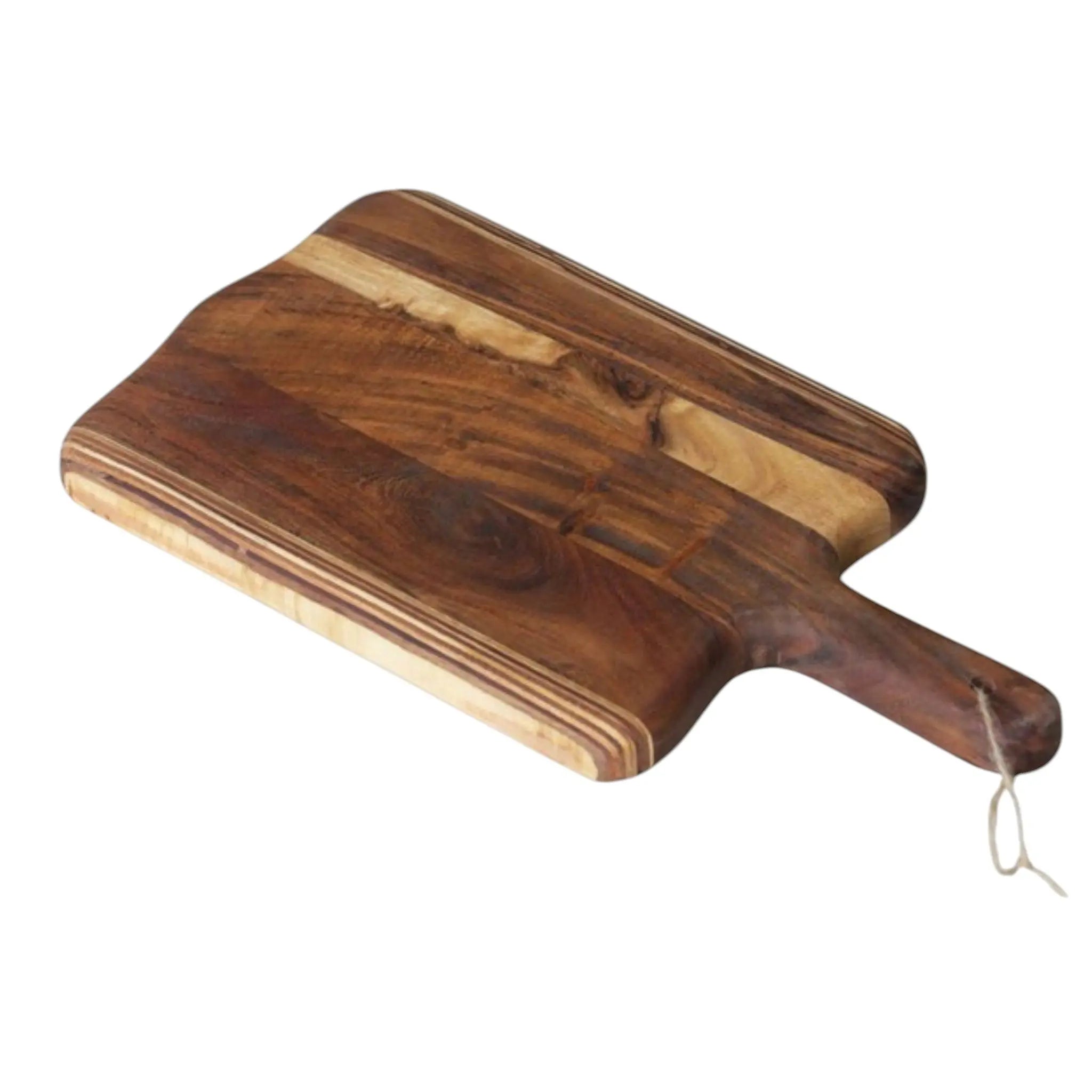 17" Brown Solid Wood Cutting Board Homeroots Kitchen & Dining