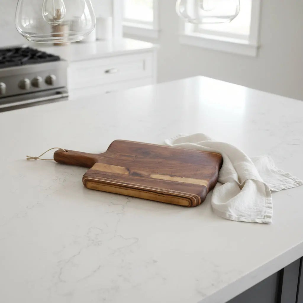 17" Brown Solid Wood Cutting Board Homeroots Kitchen & Dining