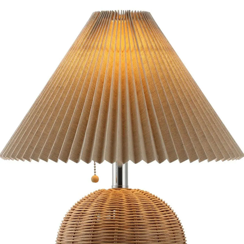 17" Clear Round Table Lamp With Empire Shade Homeroots Lighting