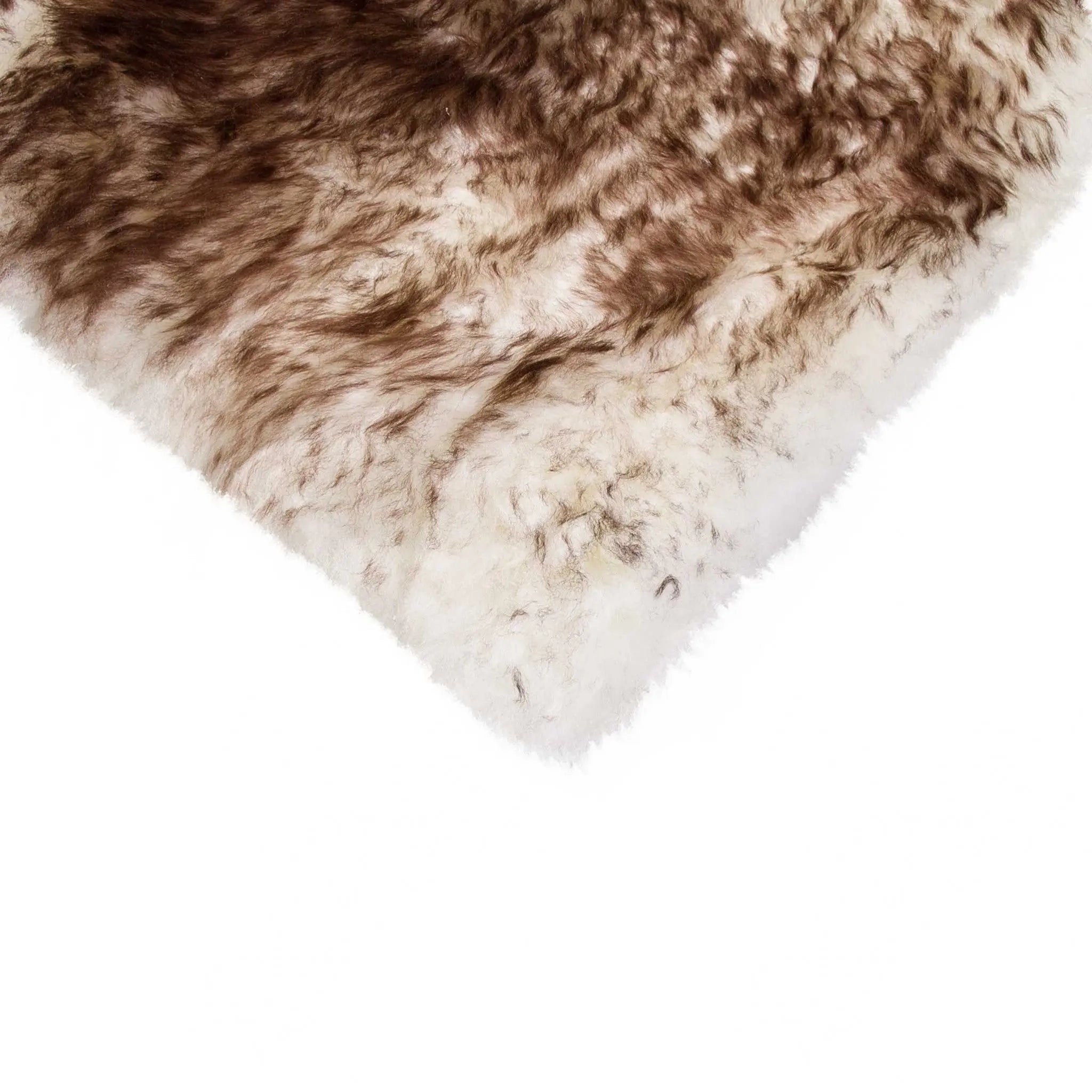 17" X 17" Brown And White Ombre Chair Pad Homeroots Kitchen & Dining